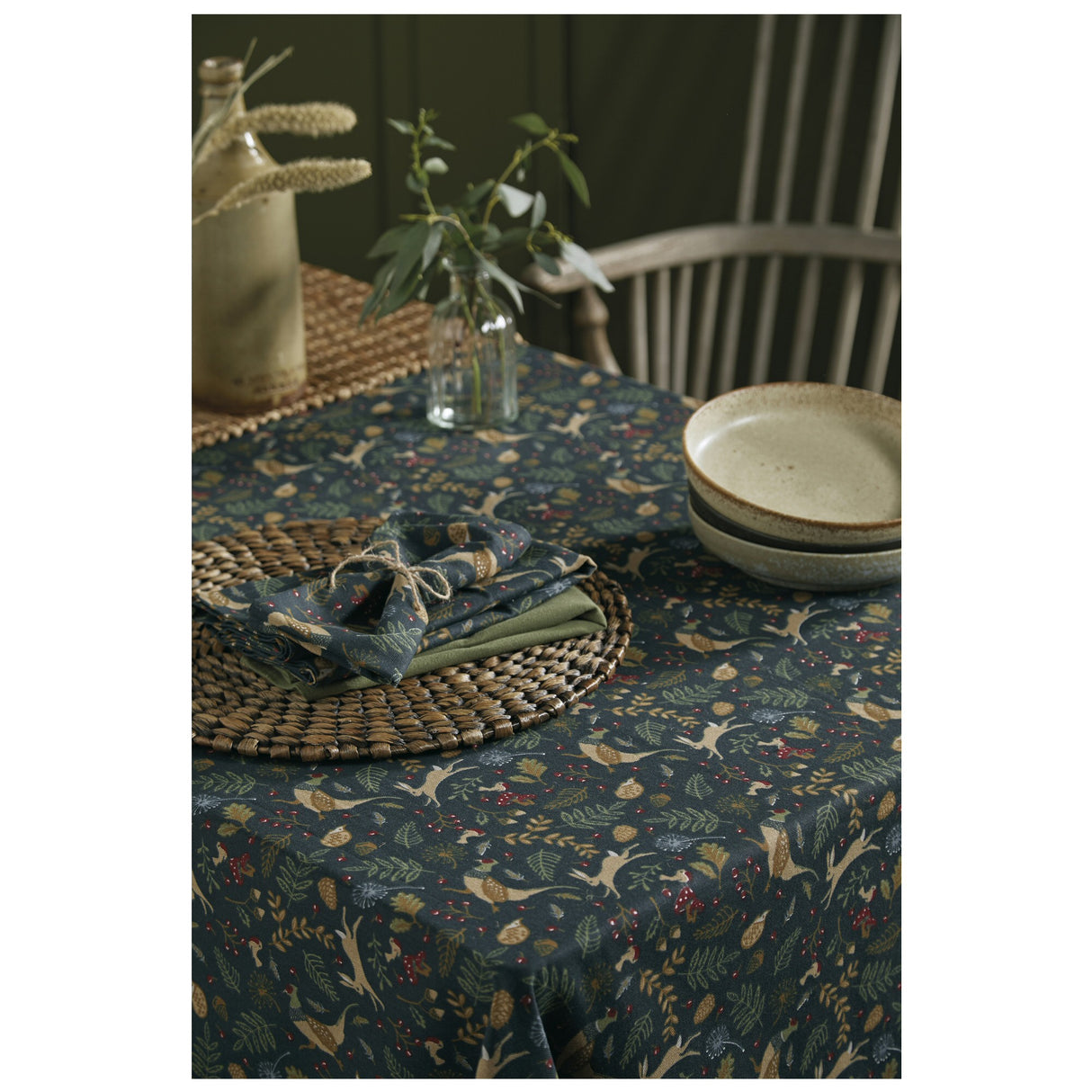 Walton & Co 100cm Enchanted Forest Tablecloth