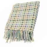 Walton & Co 127cm x 152cm Kielder Throw - Olive Cornflower