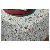 Walton & Co 180cm Robin and Mistletoe Tablecloth
