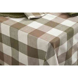 Walton & Co 180cm Vermont Tablecloth Olive & Mocha