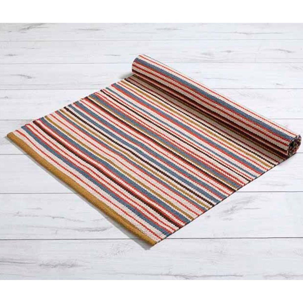 Walton & Co 60cm x 90cm Retro Striped Rug