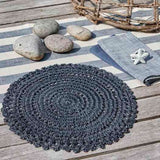 Walton & Co Crochet Paper Placemat - Ink Blue