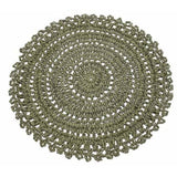 Walton & Co Crochet Paper Placemat - Olive