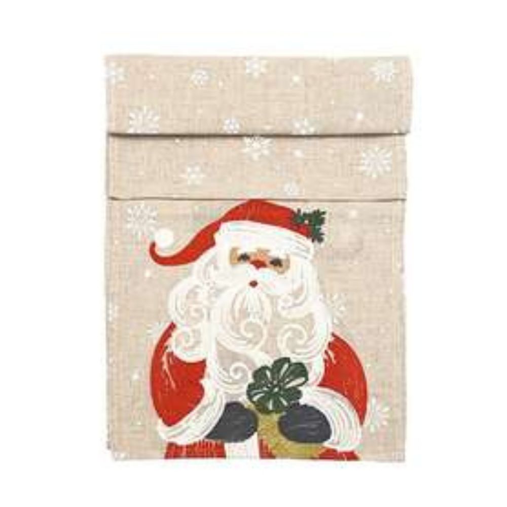 Walton & Co Embroidered Father Christmas Runner