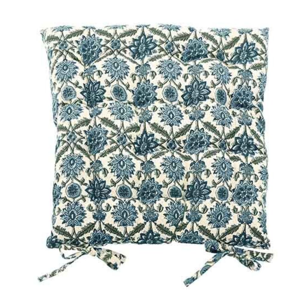 Walton & Co Kelmscott Seat Pad with Ties