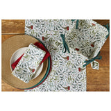 Walton & Co Robin & Mistletoe Bread Basket