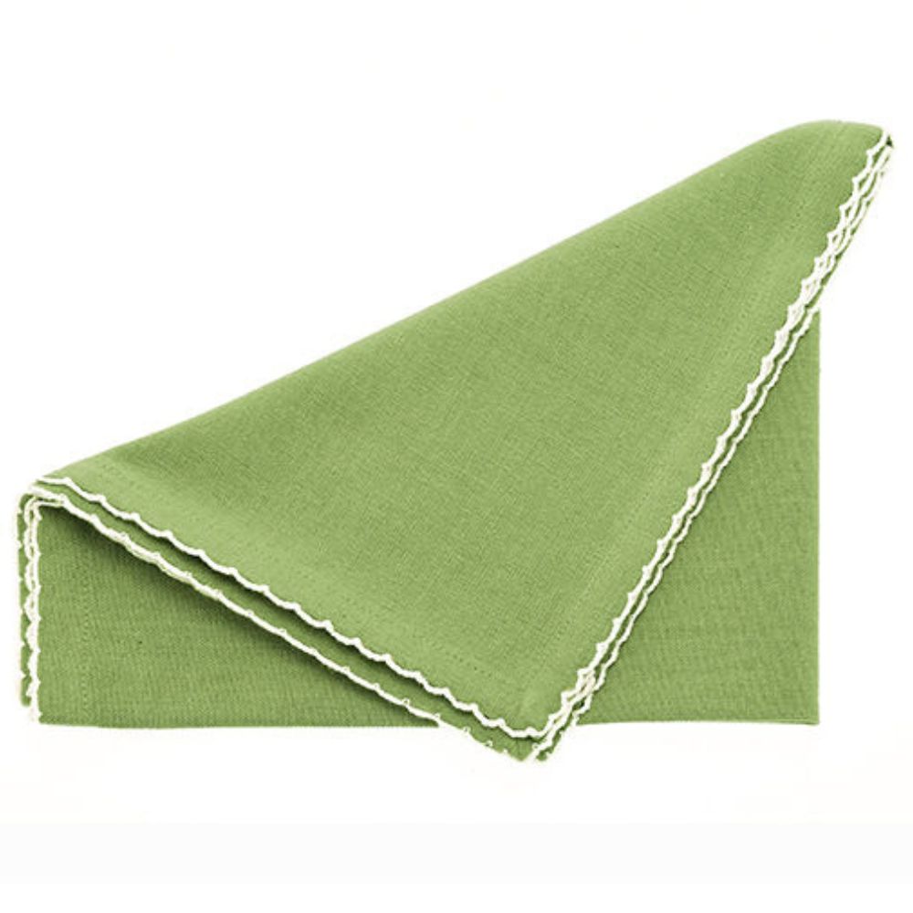 Walton & Co Scalloped Napkin (Set of 4) - Apple