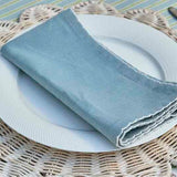 Walton & Co Scalloped Napkin (Set of 4) - Sky Blue