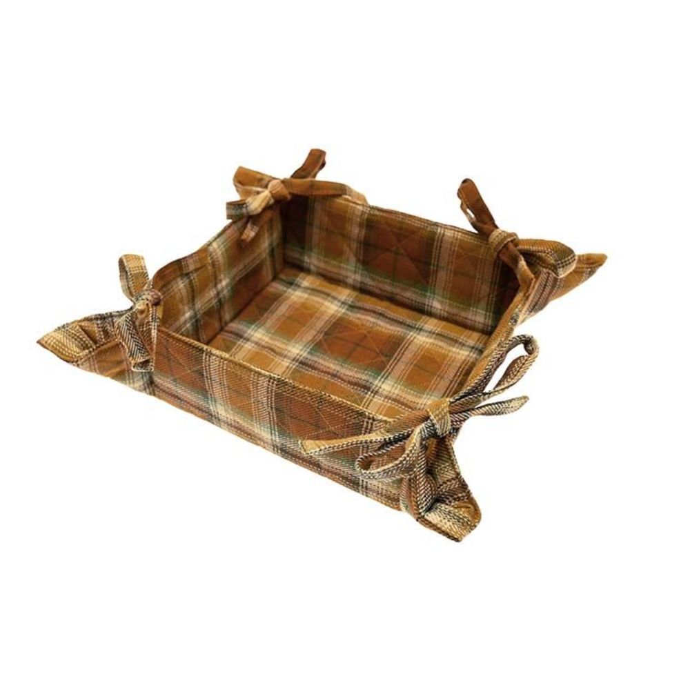 Walton & Co 36cm Moorland Plaid Bread Basket