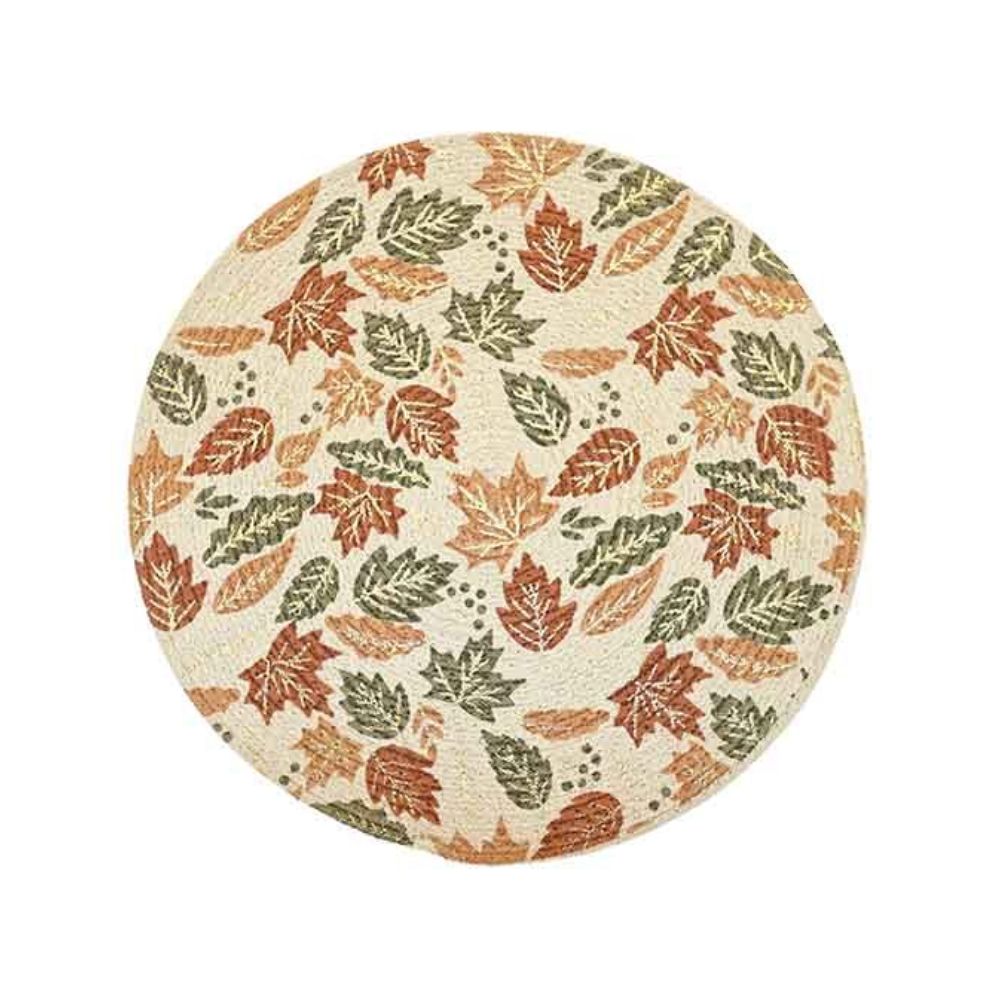 Walton & Co 38cm Circular Autumn Leaf Placemat