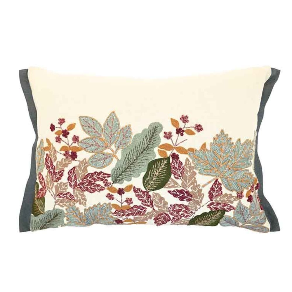 Walton & Co 50cm Embroidered Hedgerow Cushion