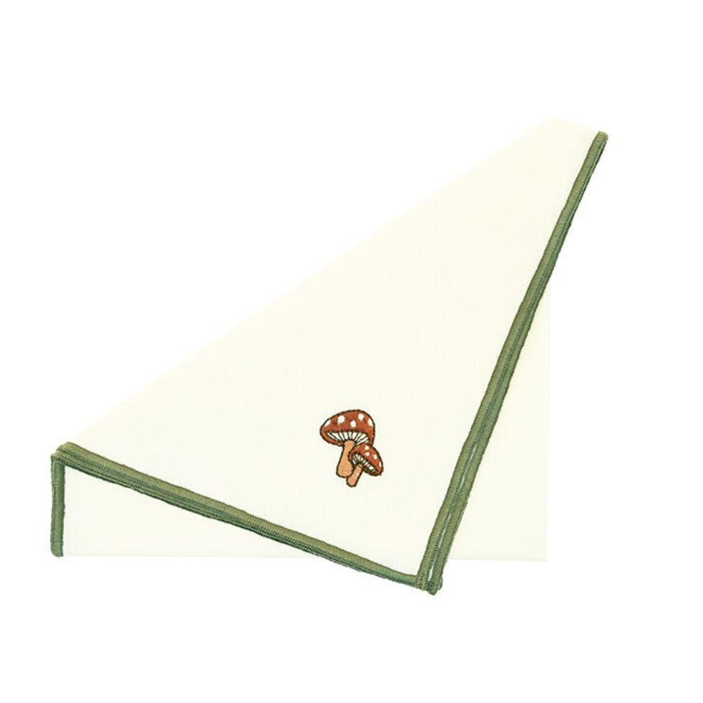 Walton & Co Into the Woods Toadstool Napkin - (Set of 4)
