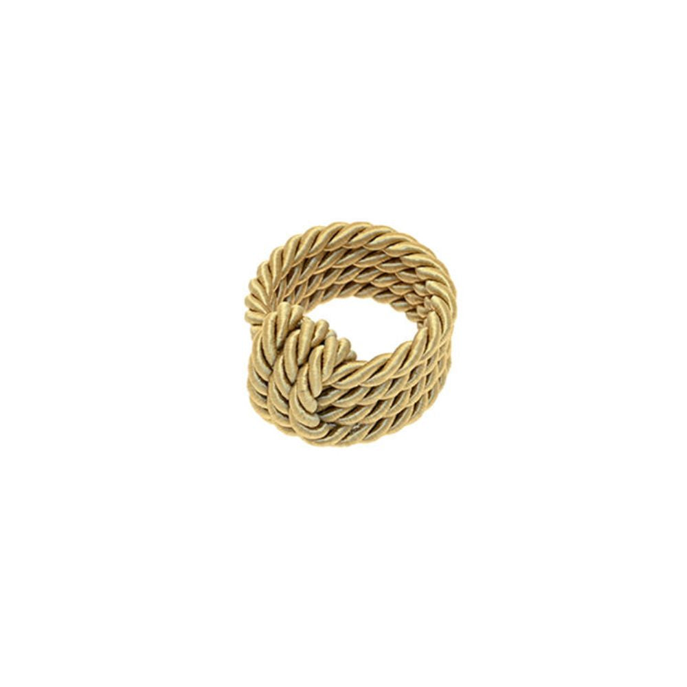 Walton & Co Rope Napkin Ring - Gold