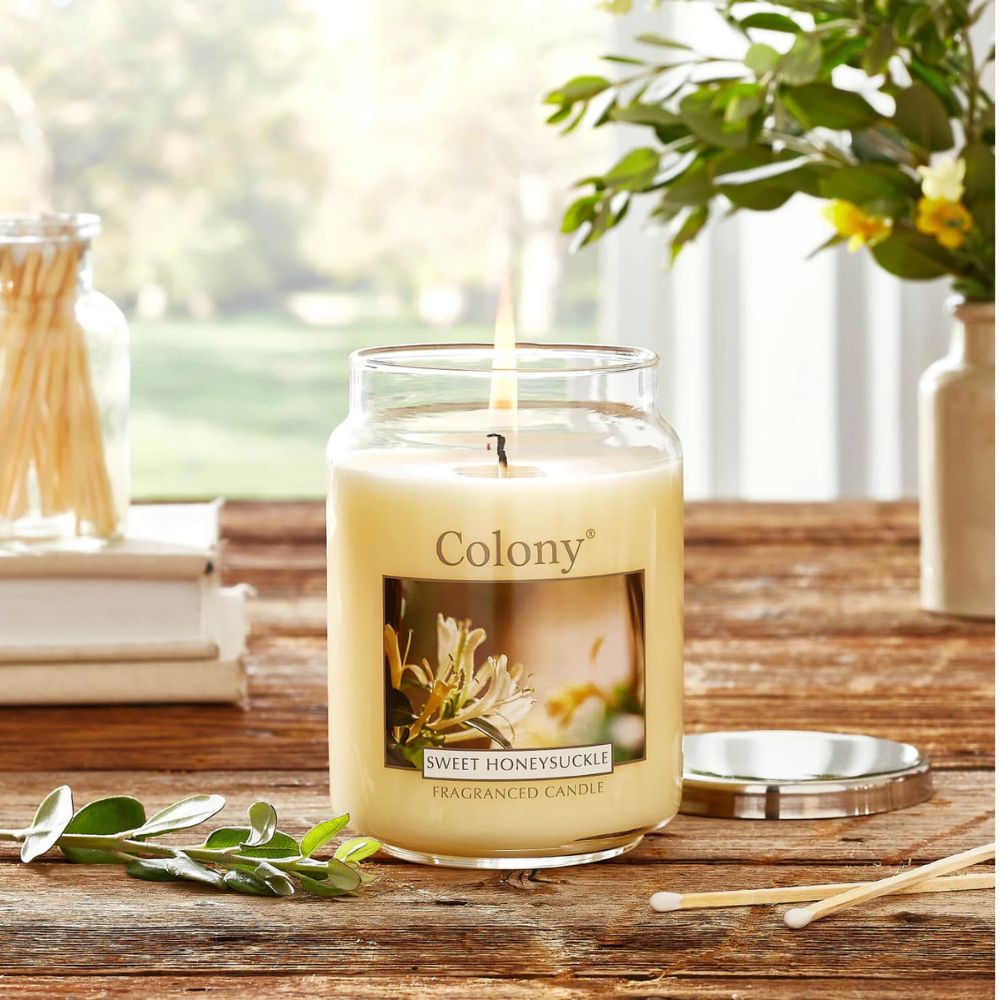 Wax Lyrical Colony Sweet Honeysuckle Large Jar Candle