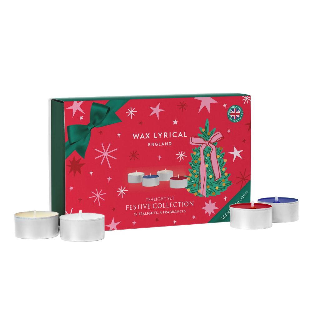 Wax Lyrical Festive Tealight Gift Set (12 Pack)