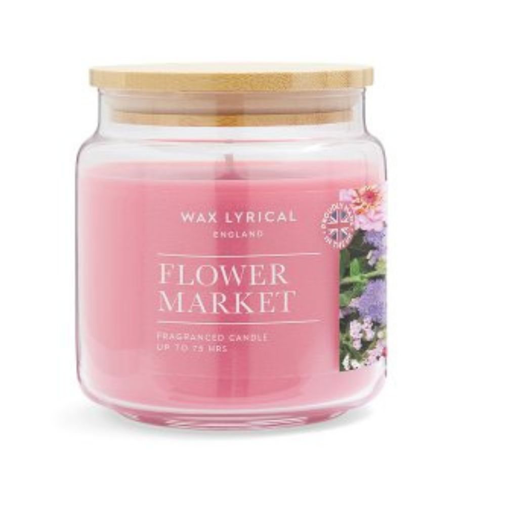 Wax Lyrical Medium Flower Market Jar Candle