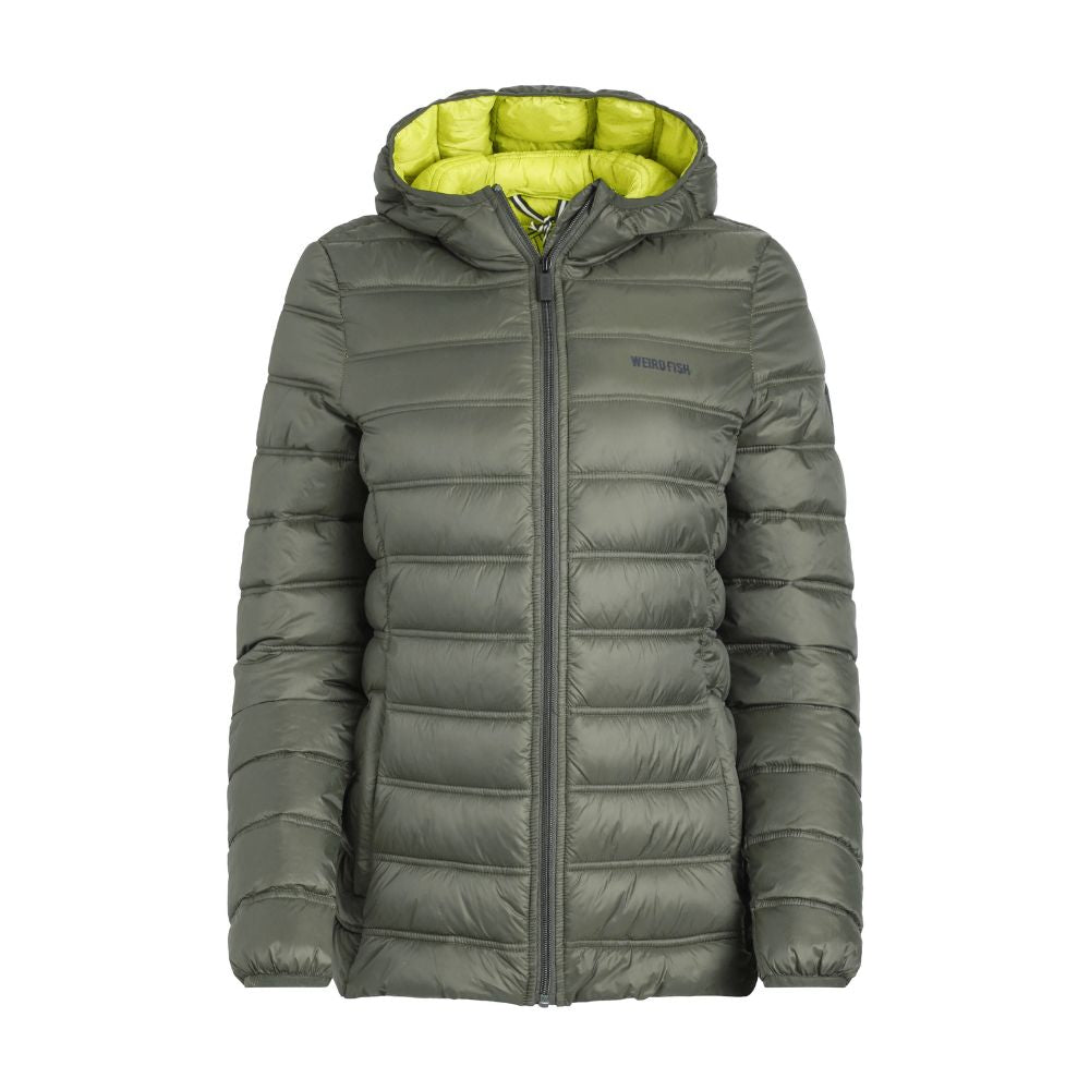 Weird Fish Eshka Women's Padded Jacket - Deep Lichen Green