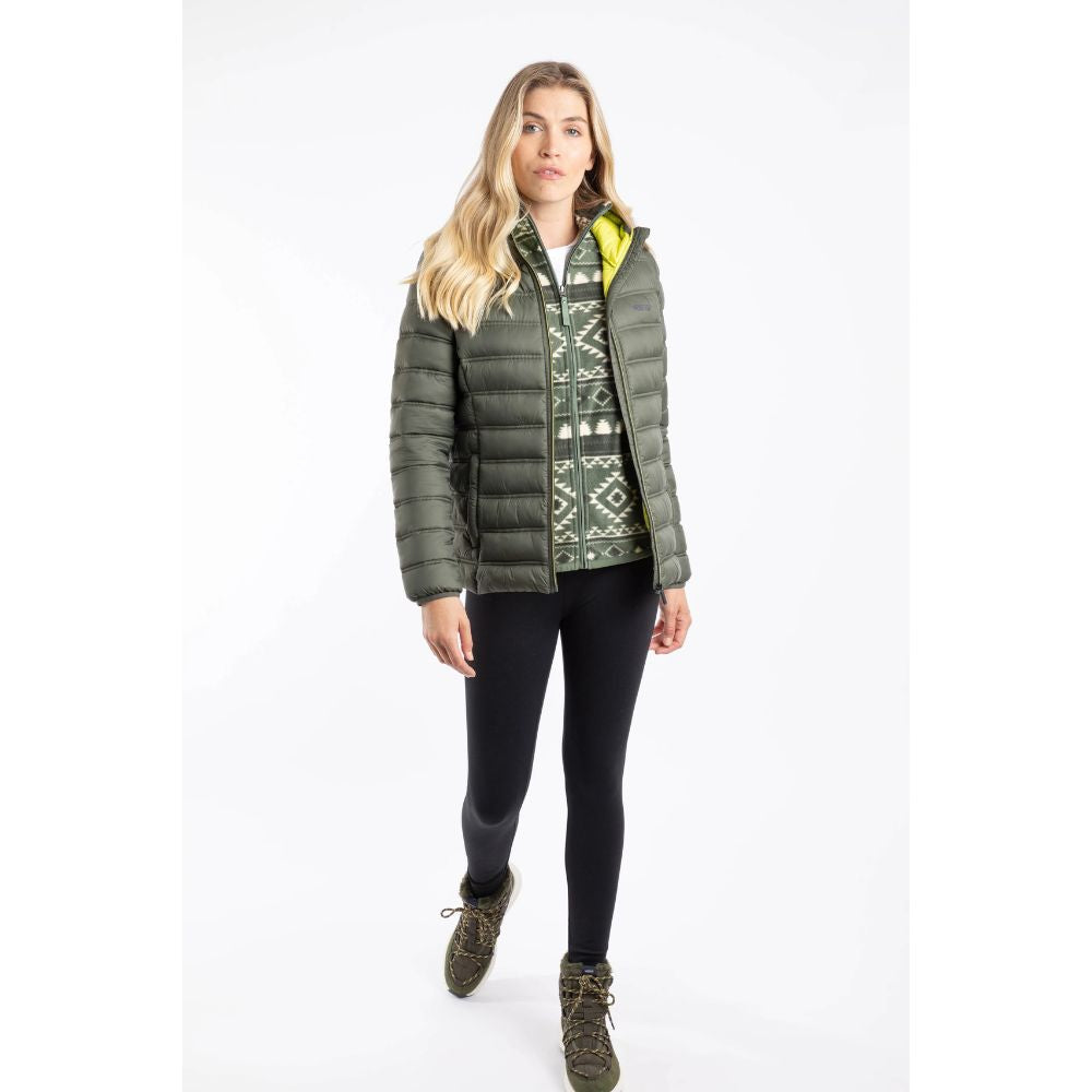 Weird Fish Eshka Women's Padded Jacket - Deep Lichen Green