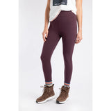 Weird Fish Lilliane High Waisted Leggings - Mulled Wine