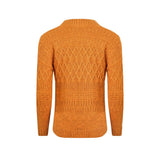 Weird Fish Amiens Eco Mixed Stitch Cardigan - Nut