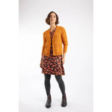 Weird Fish Amiens Eco Mixed Stitch Cardigan - Nut