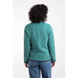 Weird Fish Ariana Full Zip Grid Fleece - Leaf Green