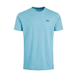 Weird Fish Fished Organic Cotton Branded T-Shirt - Smoked Blue