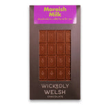Wickedly Welsh 90g Moreish Milk Chocolate Bar