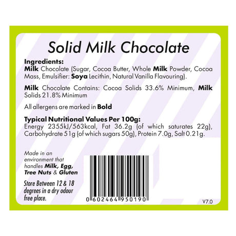 Wickedly Welsh 90g Moreish Milk Chocolate Bar