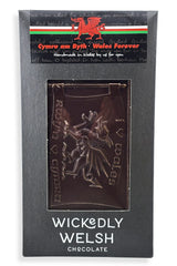 Wickedly Welsh 'Cymru am Byth' Dark Chocolate Dragon Bar
