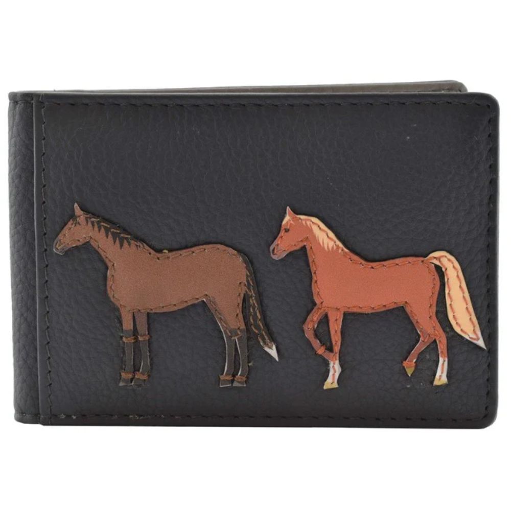 Mala Leather Best Friends Grey Horse ID / Travel pass