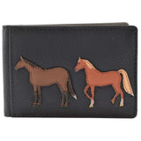 Mala Leather Best Friends Grey Horse ID / Travel pass