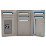 Mala Leather Valais Large Tri Fold Purse