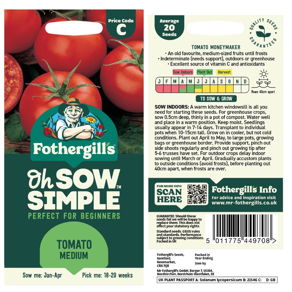 Fothergills Oh Sow Simple 'Medium' Tomato