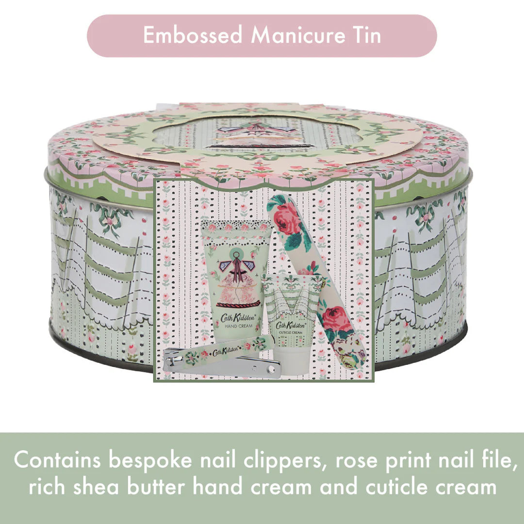 Cath Kidston Wild Flowers Wild Women Manicure Tin Gift Set - FG4353