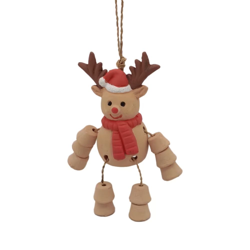 Woodlodge 17cm Rudolph Christmas Pot Man Ornament