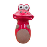 Woodlodge 20cm Glazed Frog Garden Ornament - Red