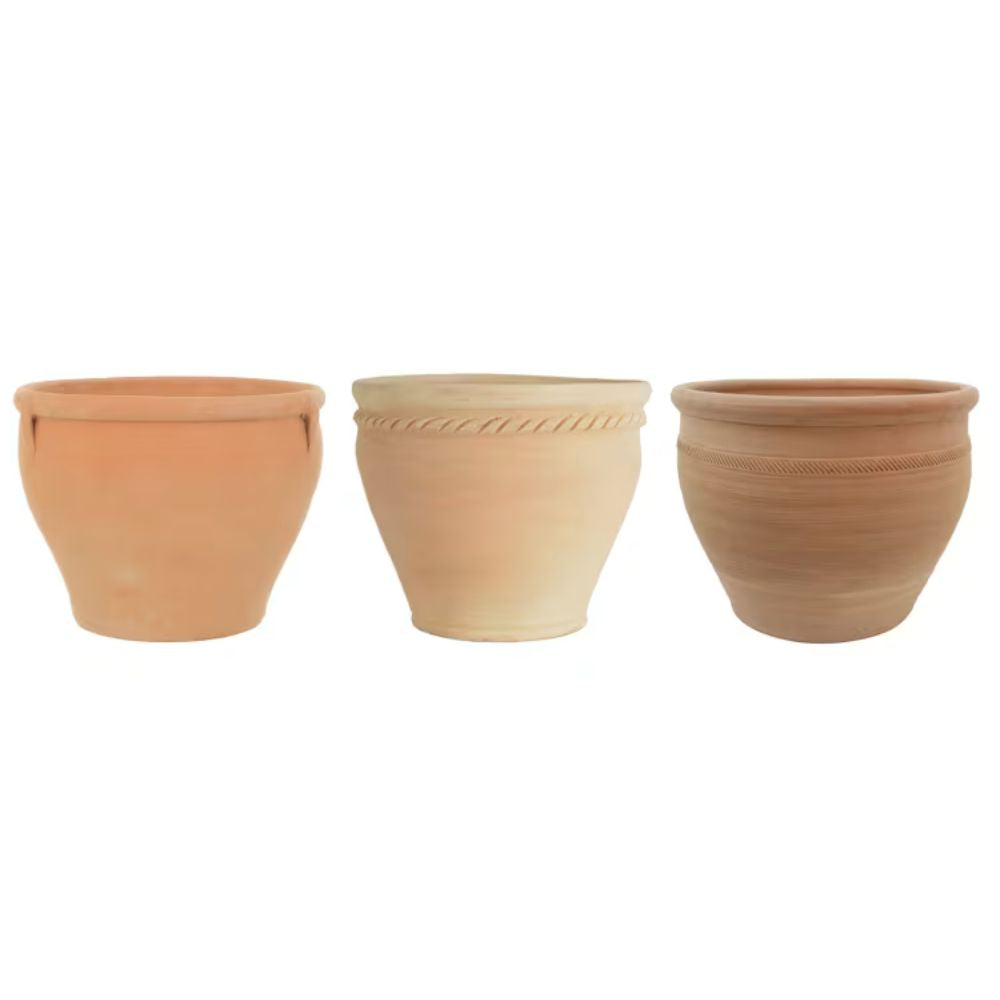 Woodlodge 37cm Terracotta Clove Pot (Choice of 3)