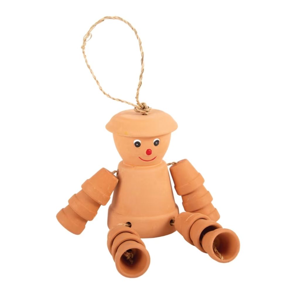 Woodlodge 57cm Hanging Terracotta Pot Man