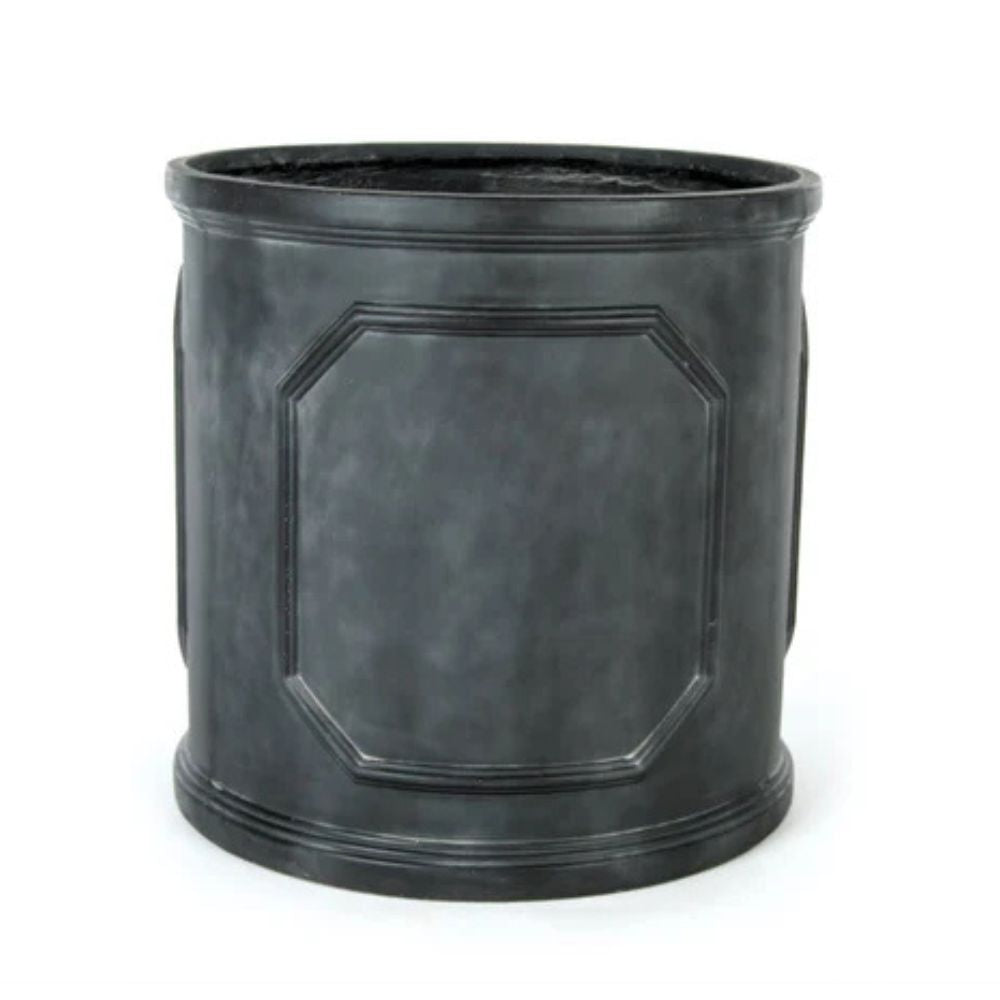 Woodlodge 45cm Chelsea  Cylinders Planter - Black