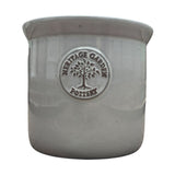 Woodlodge 38cm Edmond Heritage Glazed Lipped Garden Pot - Cream