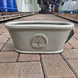 Woodlodge 33cm Edotro Glazed Trough Pot - Cream