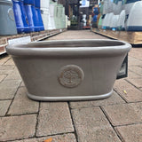Woodlodge 56cm Edotro Glazed Trough Pot - Taupe