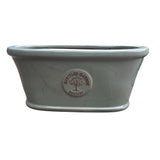 Woodlodge 56cm Edotro Glazed Trough Pot - Green