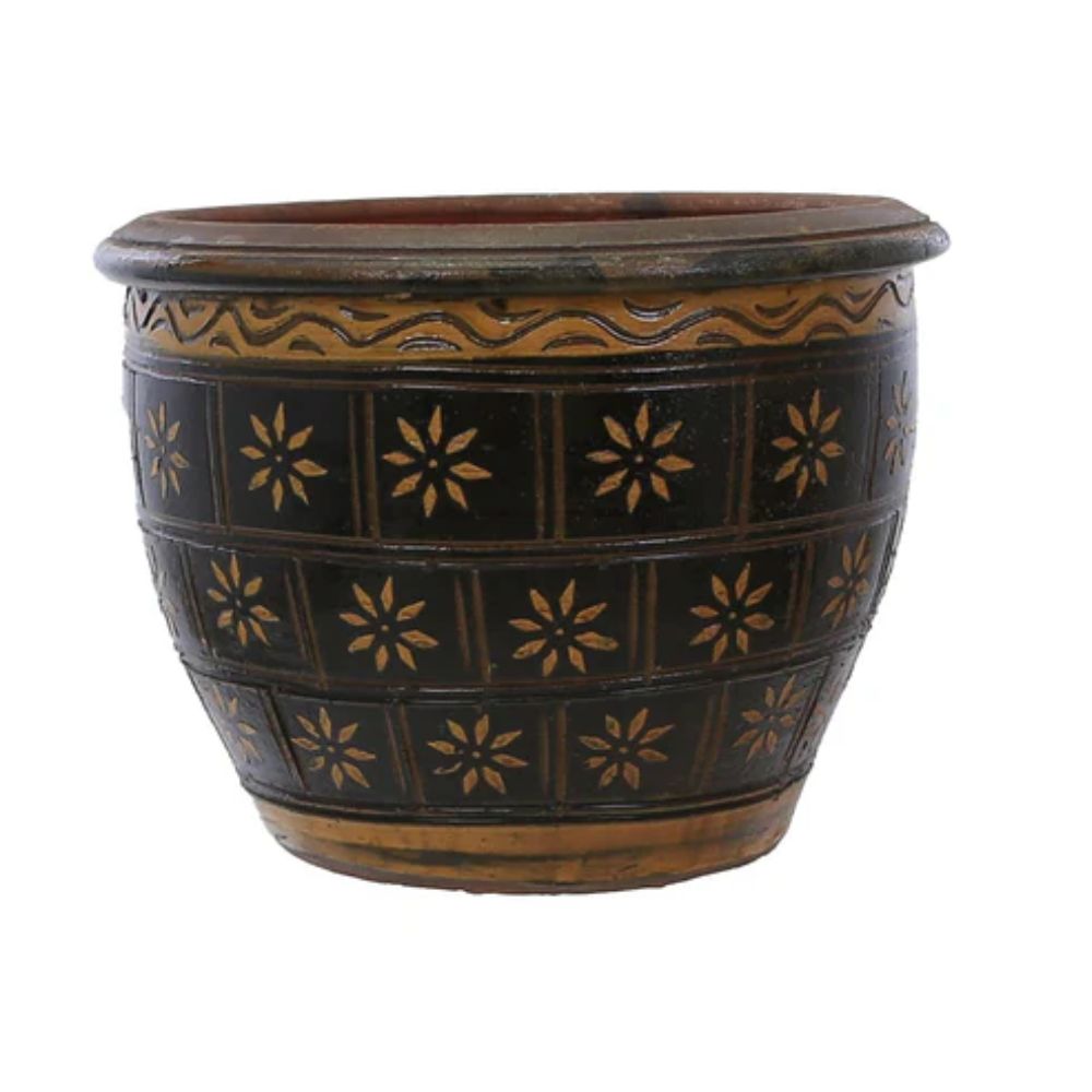 Woodlodge 30cm Multi - Flower Design Peng Pot