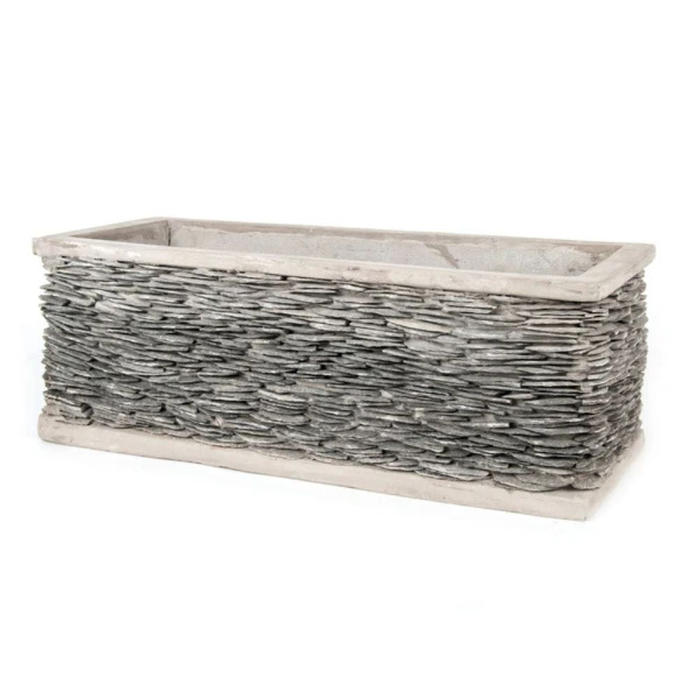 Woodlodge 42cm Slate Trough Pot