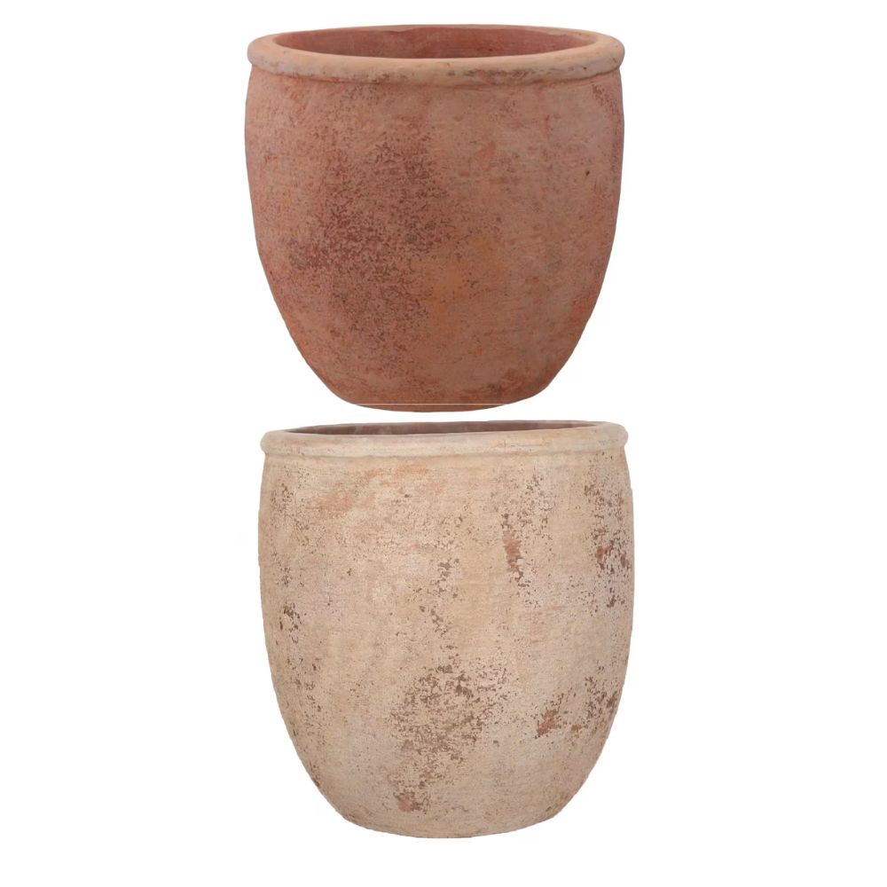 Woodlodge 43cm Carmen Plain Terractotta Pot - (Choice of 2)