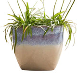 Woodlodge 70cm Dijon Glazed Pot - Blue
