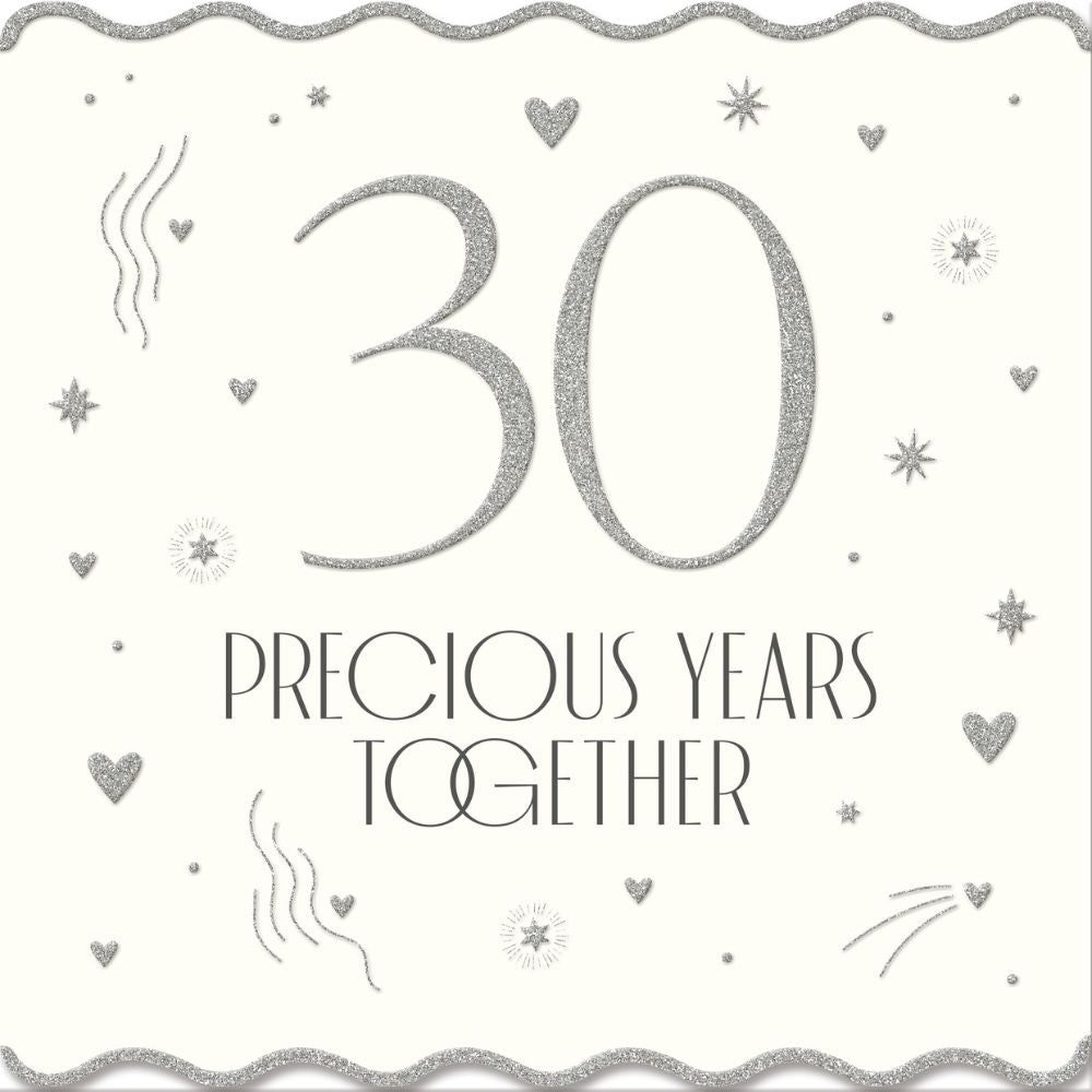 Woodmansterne 30 Precious Years Together Anniversary Card