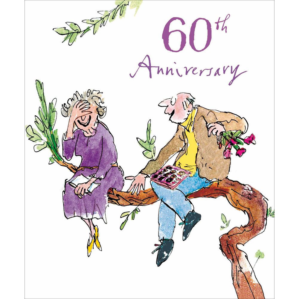 Woodmansterne 60th Date in a Tree Birthday Card
